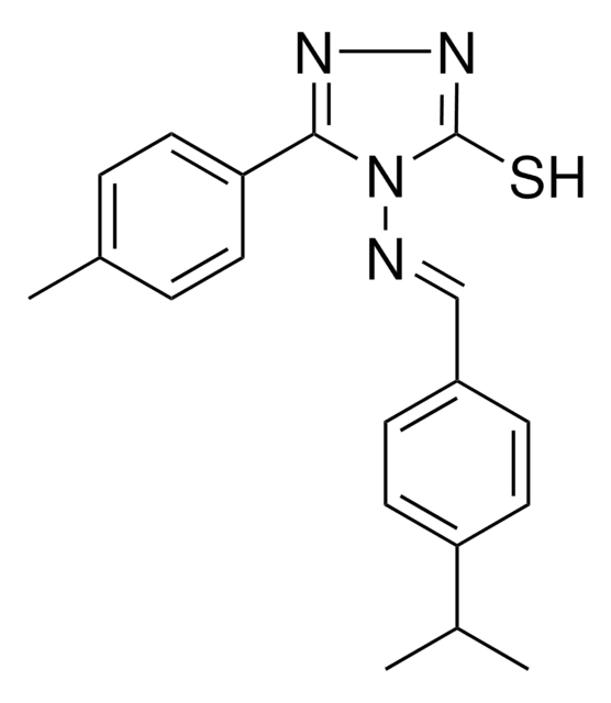 4-((4-ISOPROPYLBENZYLIDENE)AMINO)-5-(4-METHYLPHENYL)-4H-1,2,4-TRIAZOLE-3-THIOL AldrichCPR
