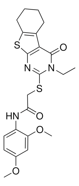 N-(2,4-DIMETHOXYPHENYL)-2-[(3-ETHYL-4-OXO-3,4,5,6,7,8-HEXAHYDRO[1]BENZOTHIENO[2,3-D]PYRIMIDIN-2-YL)SULFANYL]ACETAMIDE AldrichCPR