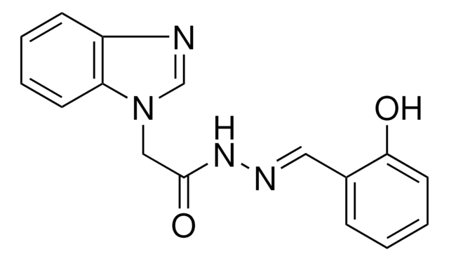 2-BENZOIMIDAZOL-1-YL-ACETIC ACID (2-HYDROXY-BENZYLIDENE)-HYDRAZIDE AldrichCPR
