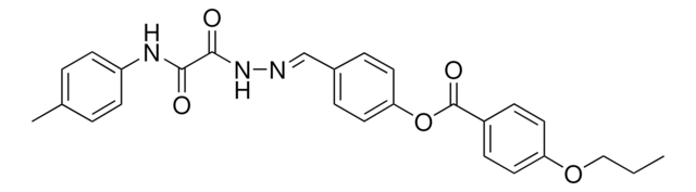 4-(2-(OXO(4-TOLUIDINO)ACETYL)CARBOHYDRAZONOYL)PHENYL 4-PROPOXYBENZOATE AldrichCPR