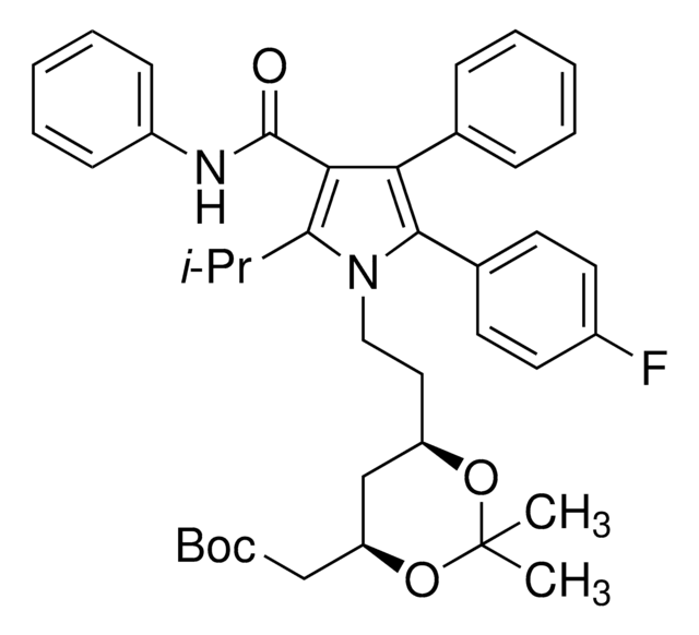 (4R,6R)-1,3-二氧杂环己烷-4-乙酸 6-[2-[2-(4-氟苯基)-5-(1-甲基乙基)-3-苯基-4-[(苯氨基)羰基]-1H-吡咯-1-基]乙基]-2,2-二甲基-1,1-二甲基乙酯 United States Pharmacopeia (USP) Reference Standard