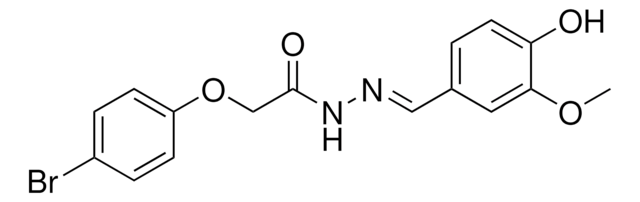 2-(4-BROMOPHENOXY)-N'-(4-HYDROXY-3-METHOXYBENZYLIDENE)ACETOHYDRAZIDE AldrichCPR