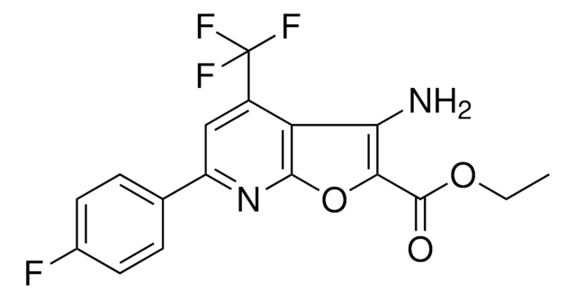 ET 3-AMINO-6-(4-F-PHENYL)-4-(TRIFLUOROMETHYL)FURO(2,3-B)PYRIDINE-2-CARBOXYLATE AldrichCPR