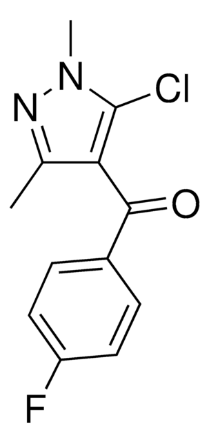 (5-chloro-1,3-dimethyl-1H-pyrazol-4-yl)(4-fluorophenyl)methanone AldrichCPR