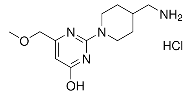 2-(4-(Aminomethyl)piperidin-1-yl)-6-(methoxymethyl)pyrimidin-4-ol hydrochloride AldrichCPR