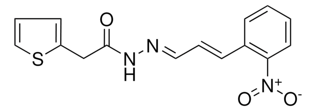 N'-(3-(2-NITROPHENYL)-2-PROPENYLIDENE)-2-(2-THIENYL)ACETOHYDRAZIDE AldrichCPR