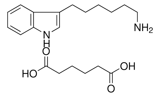 HEXANEDIOIC ACID COMPOUND WITH 6-(1H-INDOL-3-YL)-1-HEXANAMINE (1:1) AldrichCPR