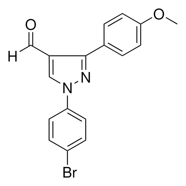 1-(4-BROMOPHENYL)-3-(4-METHOXYPHENYL)-1H-PYRAZOLE-4-CARBALDEHYDE AldrichCPR
