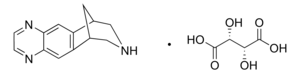 Varenicline tartrate pkg of 100 mg, certified reference material, pharmaceutical secondary standard