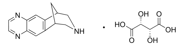 Varenicline tartrate solution 500&#160;&#956;g/mL in methanol (as free base), ampule of 1&#160;mL, certified reference material, Cerilliant&#174;
