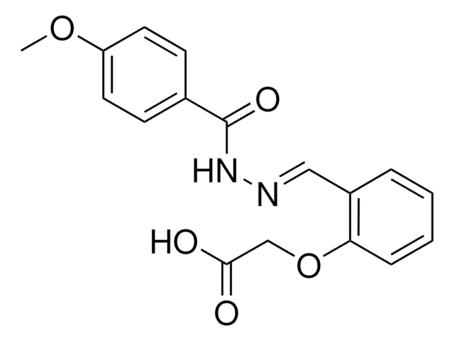 (2-((4-METHOXY-BENZOYL)-HYDRAZONOMETHYL)-PHENOXY)-ACETIC ACID AldrichCPR