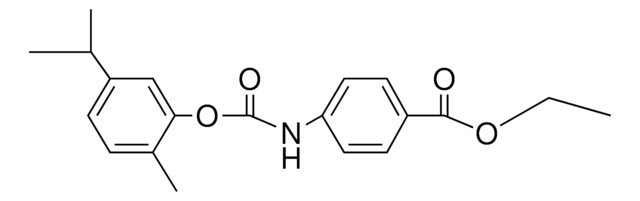 5-ISOPROPYL-2-METHYLPHENYL N-(4-(ETHOXYCARBONYL)PHENYL)CARBAMATE AldrichCPR