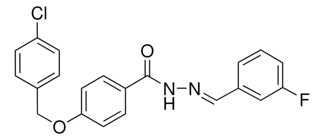 4-((4-CHLOROBENZYL)OXY)-N'-(3-FLUOROBENZYLIDENE)BENZOHYDRAZIDE AldrichCPR