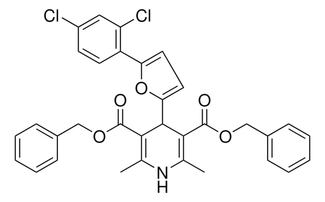 DIBENZYL 4-[5-(2,4-DICHLOROPHENYL)-2-FURYL]-2,6-DIMETHYL-1,4-DIHYDRO-3,5-PYRIDINEDICARBOXYLATE AldrichCPR