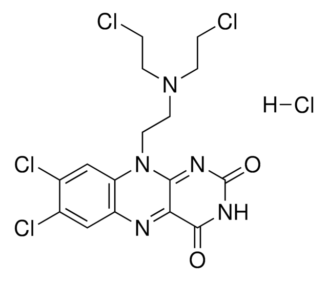7,8-DICHLORO-10-{2-[BIS(2-CHLOROETHYL)AMINO]ETHYL}ISOALLOXAZINE HYDROCHLORIDE AldrichCPR