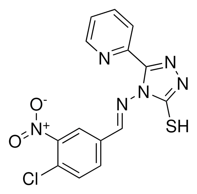 4-((4-CHLORO-3-NITROBENZYLIDENE)AMINO)-5-(2-PYRIDINYL)-4H-1,2,4-TRIAZOLE-3-THIOL AldrichCPR