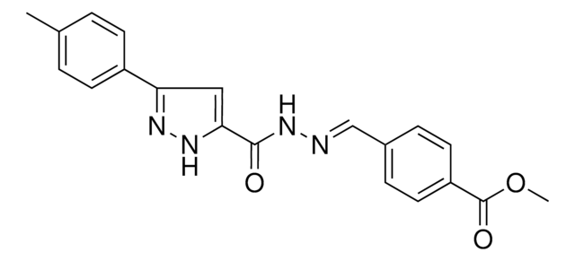 4-((5-P-TOLYL-2H-PYRAZOLE-3-CARBONYL)-HYDRAZONOMETHYL)-BENZOIC ACID METHYL ESTER AldrichCPR