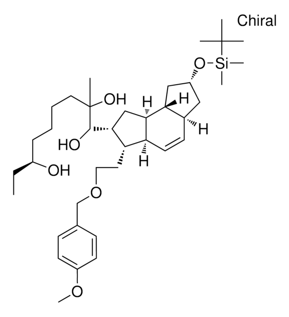 (1R,7S)-1-((2R,3S,3AR,5AS,7R,8AR,8BS)-7-(TERT-BUTYLDIMETHYLSILYLOXY)-3-(2-(4-METHOXYBENZYLOXY)ETHYL)-1,2,3,3A,5A,6,7,8,8A,8B-DECAHYDROAS-INDACEN-2-YL)-2-METHYLNONANE-1,2,7-TRIOL AldrichCPR