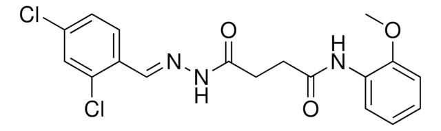 4-(2-(2,4-DICHLOROBENZYLIDENE)HYDRAZINO)-N-(2-METHOXYPHENYL)-4-OXOBUTANAMIDE AldrichCPR