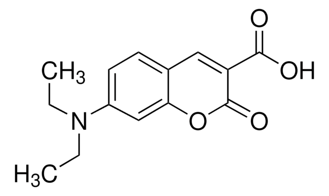 7-(Diethylamino)coumarin-3-carboxylic acid BioReagent, suitable for fluorescence, &#8805;98.0% (HPCE)