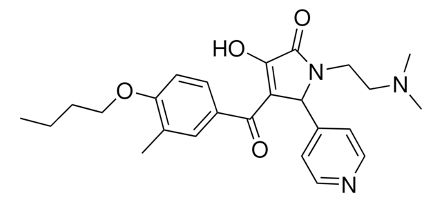 4-(4-BUTOXY-3-METHYLBENZOYL)-1-[2-(DIMETHYLAMINO)ETHYL]-3-HYDROXY-5-(4-PYRIDINYL)-1,5-DIHYDRO-2H-PYRROL-2-ONE AldrichCPR