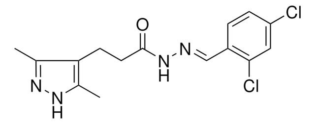 3-(3,5-DIMETHYL-1H-PYRAZOL-4-YL)-PROPIONIC ACID (2,4-DI-CL-BENZYLIDENE)HYDRAZIDE AldrichCPR