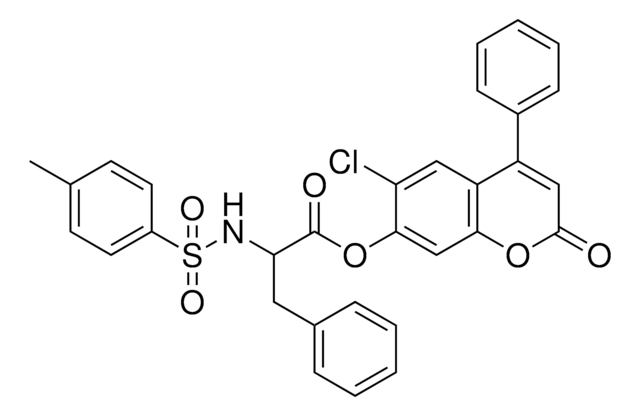 6-CHLORO-2-OXO-4-PHENYL-2H-CHROMEN-7-YL 2-{[(4-METHYLPHENYL)SULFONYL]AMINO}-3-PHENYLPROPANOATE AldrichCPR