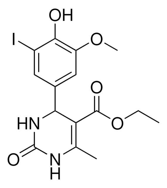 ET 4-(4-HO-3-I-5-METHOXYPHENYL)-6-ME-2-OXO-1,2,3,4-4H-5-PYRIMIDINECARBOXYLATE AldrichCPR