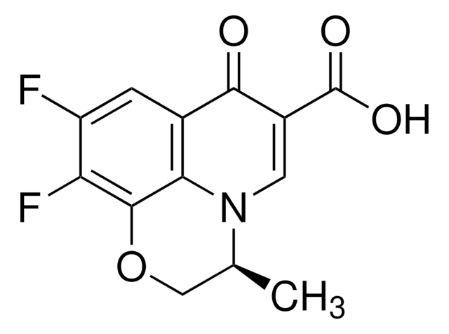 (S)-(&#8722;)-9,10-Difluoro-2,3-dihydro-3-methyl-7-oxo-7H-pyrido[1,2,3-de]-1,4-benzoxazine-6-carboxylic acid 97%