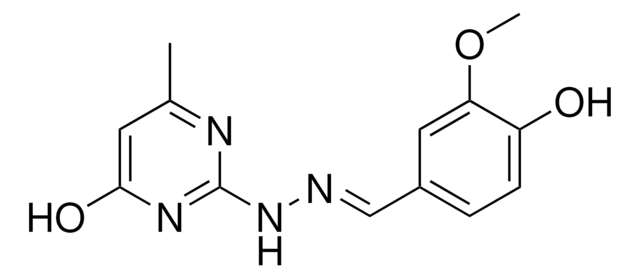 2-(N'-(4-HYDROXY-3-METHOXY-BENZYLIDENE)-HYDRAZINO)-6-METHYL-PYRIMIDIN-4-OL AldrichCPR