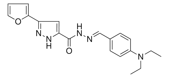 5-FURAN-2-YL-2H-PYRAZOLE-3-CARBOXYLIC ACID (4-DIETHYLAMINO-BENZYLIDENE)HYDRAZIDE AldrichCPR