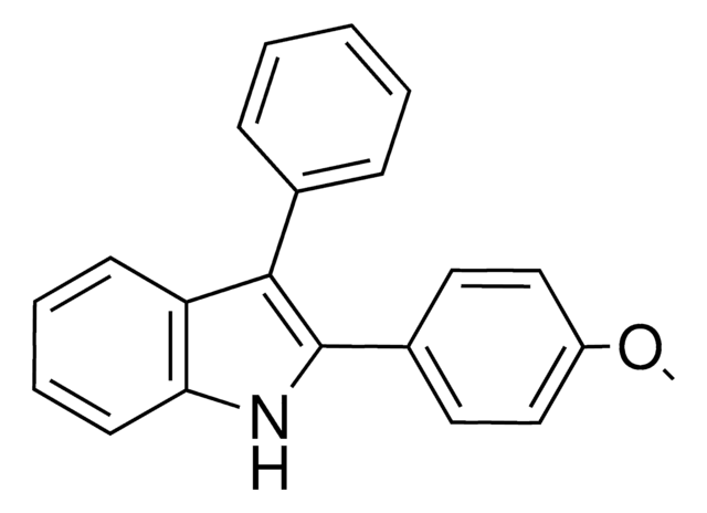 methyl 4-(3-phenyl-1H-indol-2-yl)phenyl ether AldrichCPR