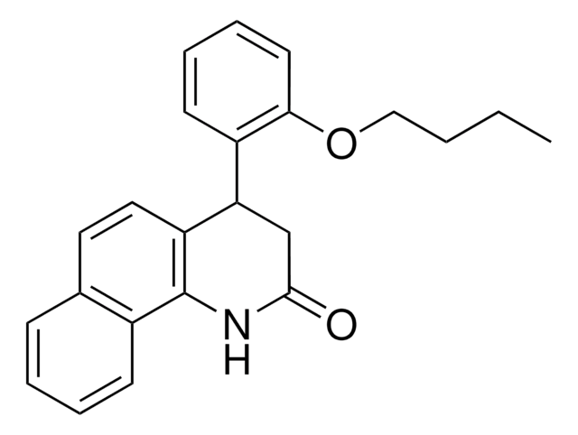 4-(2-BUTOXY-PHENYL)-3,4-DIHYDRO-1H-BENZO(H)QUINOLIN-2-ONE AldrichCPR