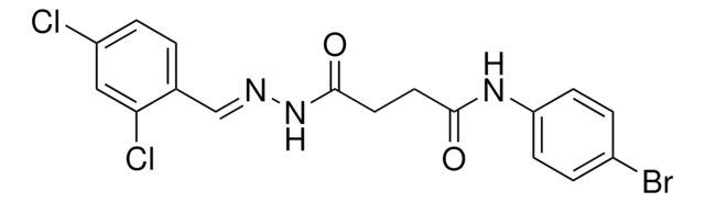 N-(4-BROMOPHENYL)-4-(2-(2,4-DICHLOROBENZYLIDENE)HYDRAZINO)-4-OXOBUTANAMIDE AldrichCPR