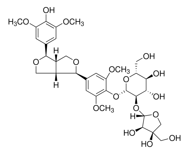 (&#8722;)-Syringaresinol 4-(2&#8242;&#8242;-apiosylglucoside) phyproof&#174; Reference Substance