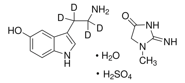 Serotonin-&#945;,&#945;,&#946;,&#946;,-d4 creatinine sulfate monohydrate &#8805;98 atom % D, &#8805;98% (CP)