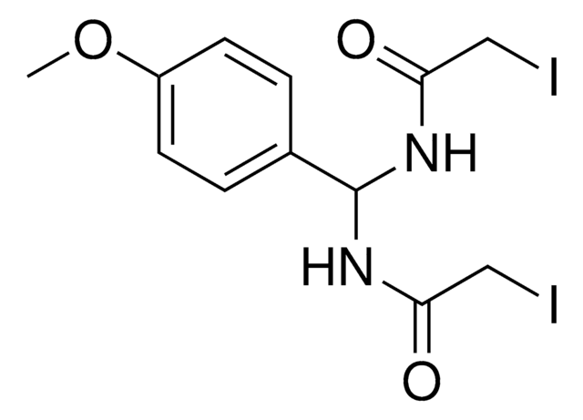 2-IODO-N-((2-IODO-ACETYLAMINO)-(4-METHOXY-PHENYL)-METHYL)-ACETAMIDE AldrichCPR