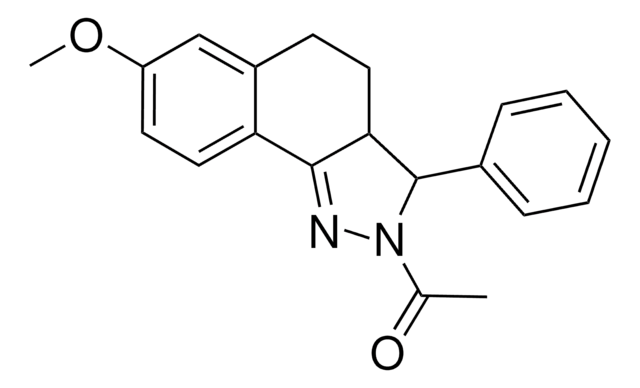 2-ACETYL-7-METHOXY-3-PHENYL-3,3A,4,5-TETRAHYDRO-2H-BENZO(G)INDAZOLE AldrichCPR