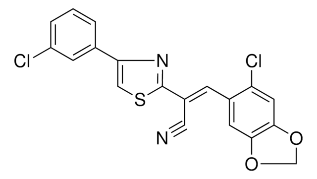 3-(6-CL-1,3-BENZODIOXOL-5-YL)-2-(4-(3-CL-PHENYL)-1,3-THIAZOL-2-YL)ACRYLONITRILE AldrichCPR