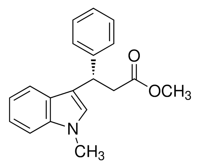 (3S)-(+)-3-(甲基-1H-吲哚-3-基)-3-苯丙酸甲酯 98%