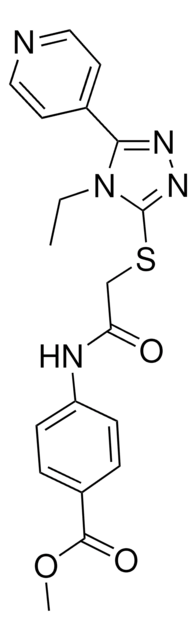 ME 4-((((4-ET-5-(4-PYRIDINYL)-4H-1,2,4-TRIAZOL-3-YL)THIO)ACETYL)AMINO)BENZOATE AldrichCPR