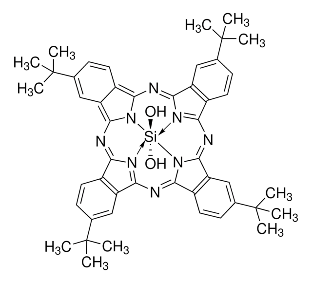 Silicon 2,9,16,23-tetra-tert-butyl-29H,31H-phthalocyanine dihydroxide Dye content 80&#160;%