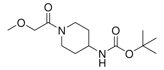 tert-Butyl 1-(methoxyacetyl)-4-piperidinylcarbamate AldrichCPR