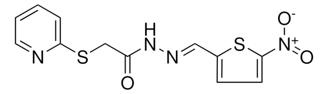 N'-((5-NITRO-2-THIENYL)METHYLENE)-2-(2-PYRIDINYLTHIO)ACETOHYDRAZIDE AldrichCPR
