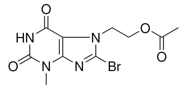 ACETIC ACID 2-(8-BR-3-ME-2,6-DIOXO-1,2,3,6-TETRAHYDRO-PURIN-7-YL)-ETHYL ESTER AldrichCPR