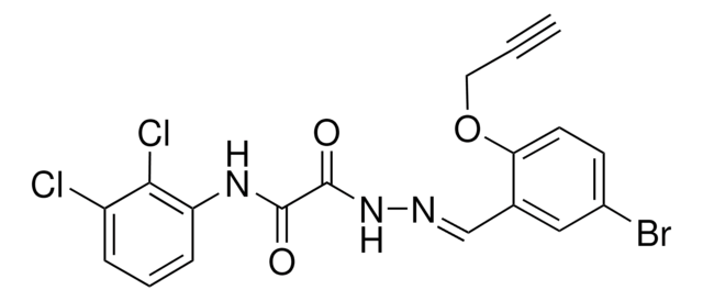 2-{(2E)-2-[5-BROMO-2-(2-PROPYNYLOXY)BENZYLIDENE]HYDRAZINO}-N-(2,3-DICHLOROPHENYL)-2-OXOACETAMIDE AldrichCPR