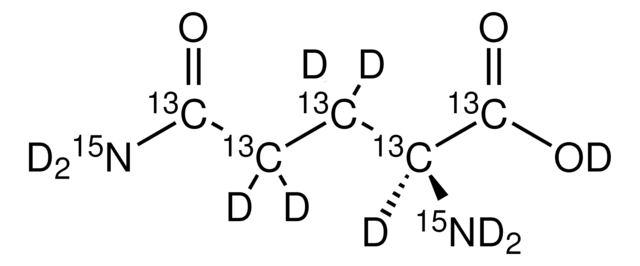 L-Glutamine-13C5,15N2,d10 98 atom % 13C, 98 atom % 15N, 96 atom % D, 95% (CP)