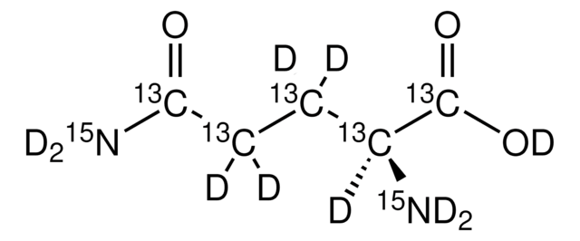 L-谷氨酰胺-13C5,15N2,d10 98 atom % 13C, 98 atom % 15N, 96 atom % D, 95% (CP)