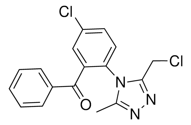 {5-chloro-2-[3-(chloromethyl)-5-methyl-4H-1,2,4-triazol-4-yl]phenyl}(phenyl)methanone AldrichCPR