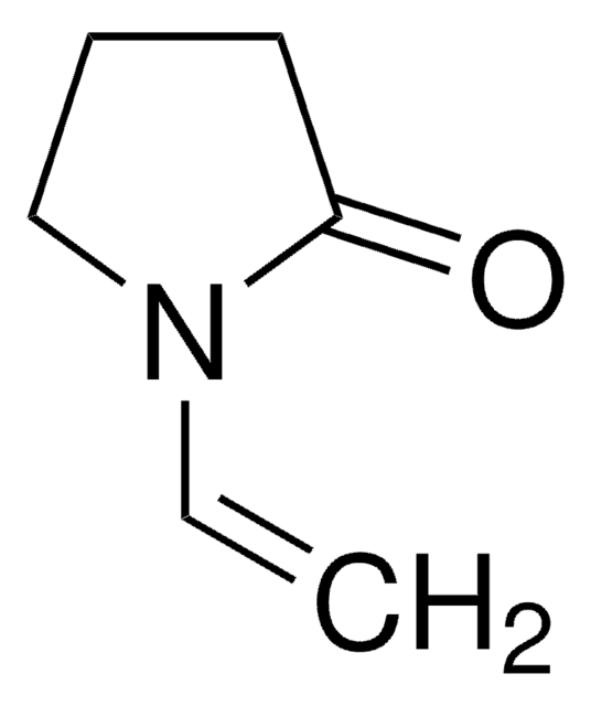 1-乙烯基-2-吡咯烷酮 contains sodium hydroxide as inhibitor, &#8805;99%